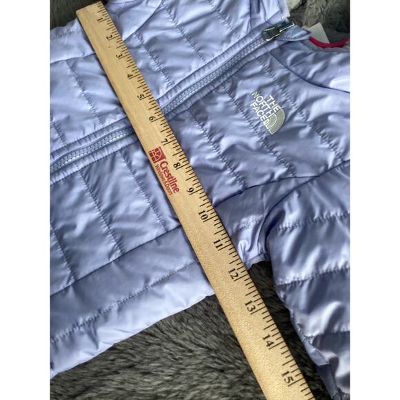 The North face Reversible Mossbud Swirl Hooded Jacket Infant size 6-12 months - Picture 6 of 11